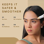 2-in-1 Rechargeable Facial Hair Remover & Eyebrow Trimmer for Women