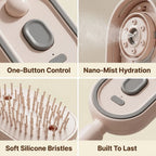3 In 1 Scalp Spa Rechargeable Hair Spray Comb (Pack of 1)