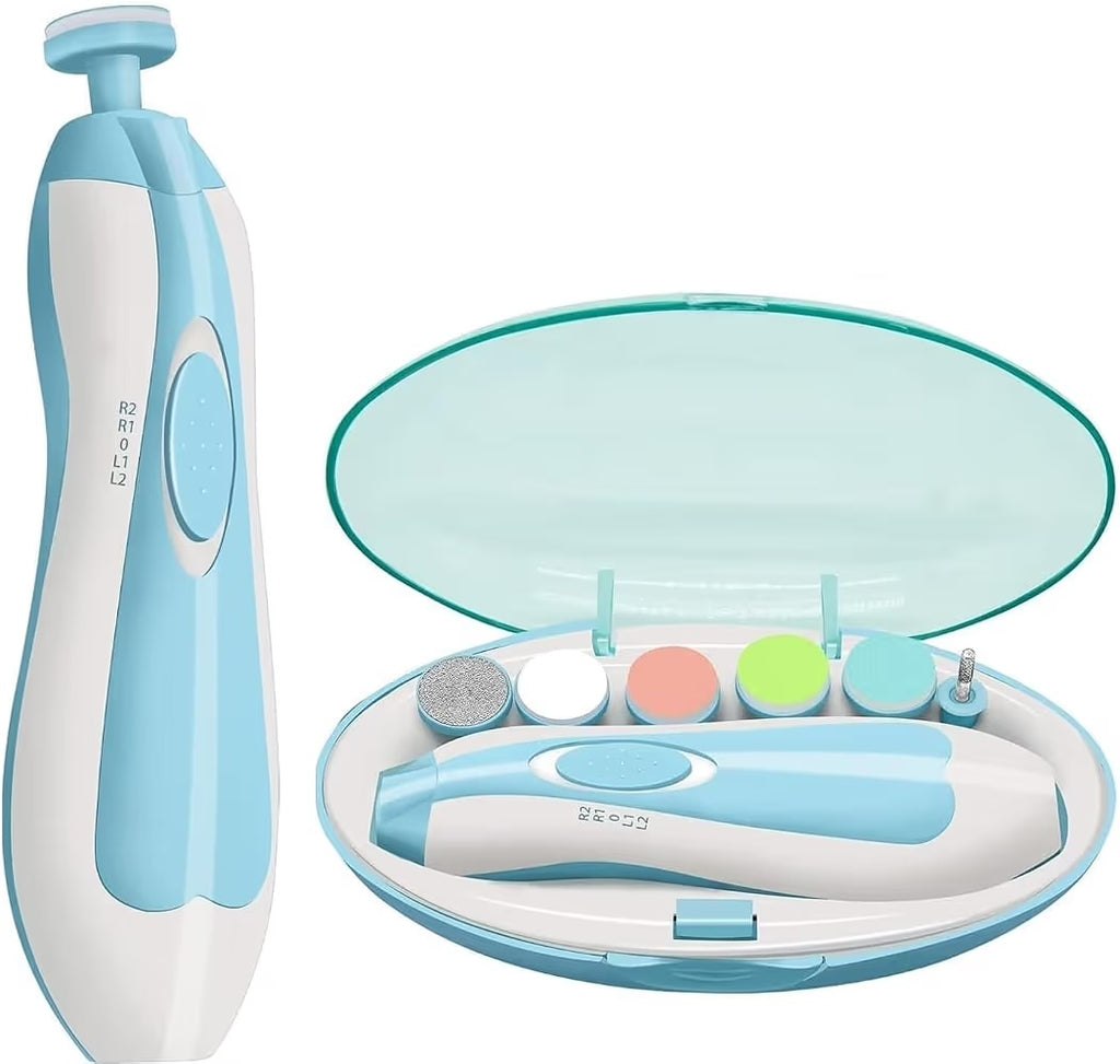 Baby Nail Cutter with LED Light | Electric Nail File for Newborns