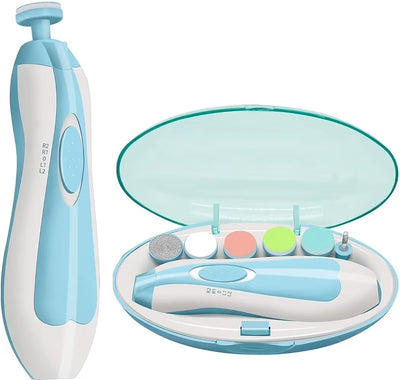 Baby Nail Cutter with LED Light | Electric Nail File for Newborns