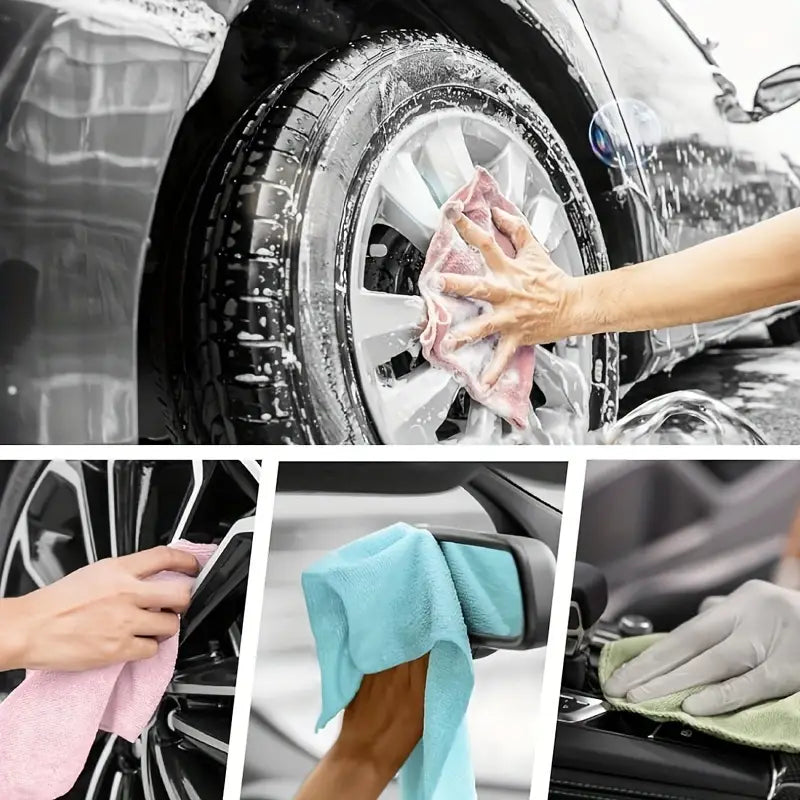 Microfiber Cleaning Cloth Roll