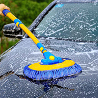 Curved Car Cleaning Brush with Telescopic Handle