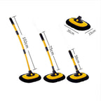 Curved Car Cleaning Brush with Telescopic Handle