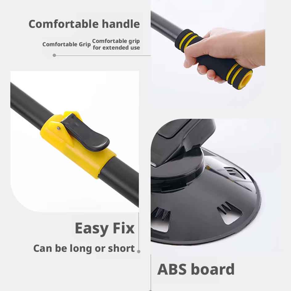 Curved Car Cleaning Brush with Telescopic Handle