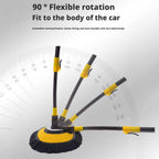 Curved Car Cleaning Brush with Telescopic Handle