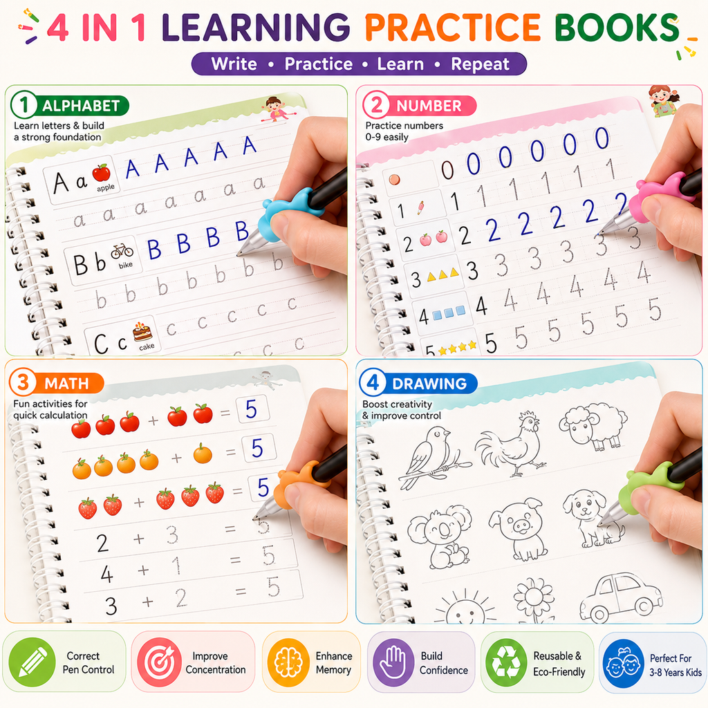 Original Sank Magic Practice Copybook