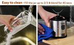 Portable USB Rechargeable Mini Juicer Blender,Electric Juicer Bottle For Smoothies and Juices, Mixer Juicer that Crushes Ice.