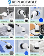 Electric Spin Scrubber, Cleaning Brush