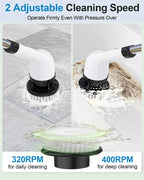 Electric Spin Scrubber, Cleaning Brush