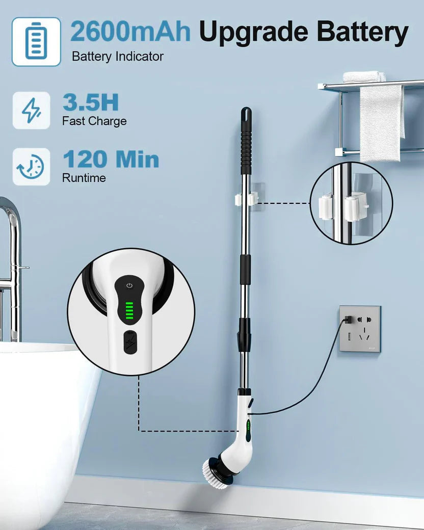 Electric Spin Scrubber, Cleaning Brush