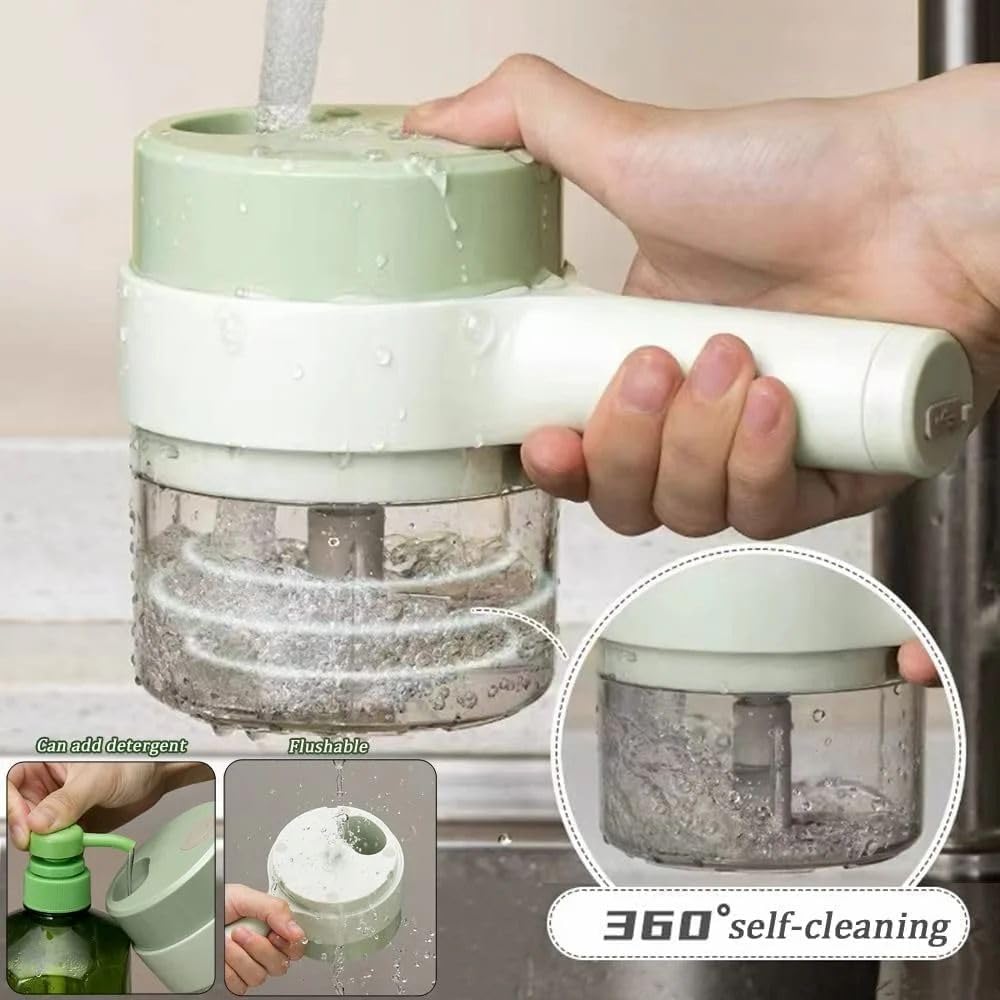 Manual Hand-Press Food Chopper – Quick Garlic & Vegetable Mincer