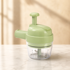 Manual Hand-Press Food Chopper – Quick Garlic & Vegetable Mincer